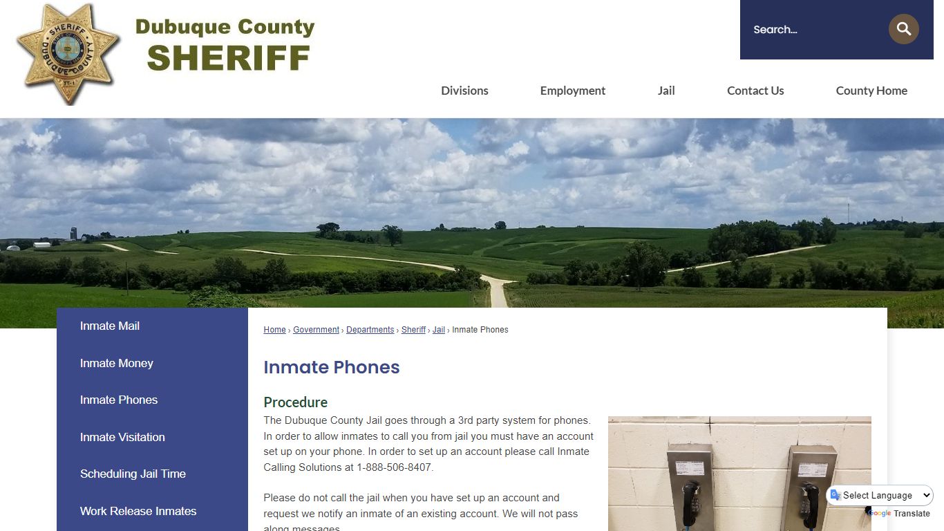 Inmate Phones | Dubuque County, IA